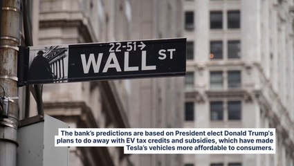 Here's How Trump Could Wipe Out 40% of Tesla's Profits After Taking Office, According To JPMorgan Analyst