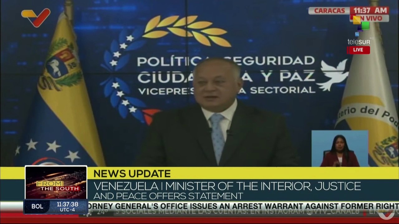 Diosdado Cabello: Edmundo Gonzalez's defeat cannot be hidden