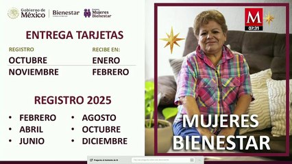 Entregan primeras tarjetas de Pensión Mujeres Bienestar