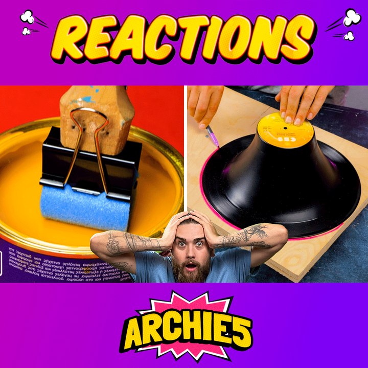 DIY Speakers Out of Records?! 📢 The Dudes React to Genius Recycle Hacks!