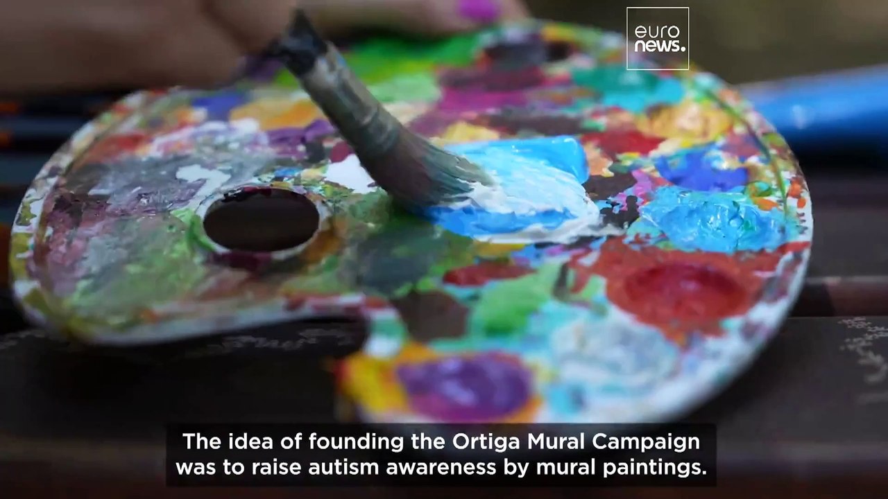 Watch: Georgian artist advocates autism awareness