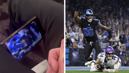 Golden Globes: Dax Shepard no pierde de vista a sus Detroit Lions