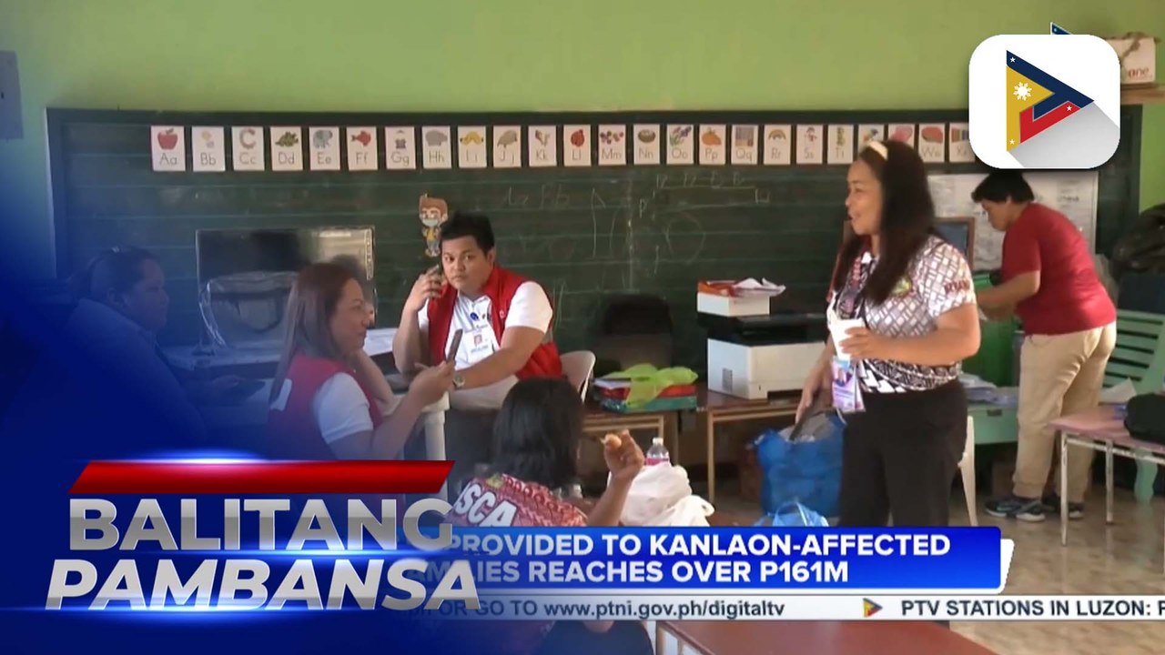 Gov’t aid provided to Kanlaon-affected families reaches over P161-M