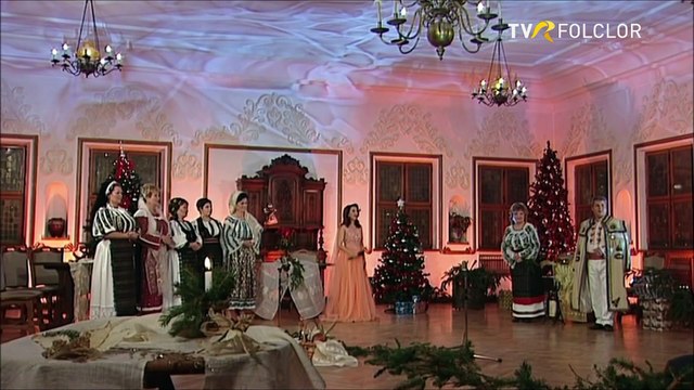 Elena Ionescu Cojocaru si Grupul „Fii Dobrogei” - Colinde (Popasuri folclorice - arhiva TVR)