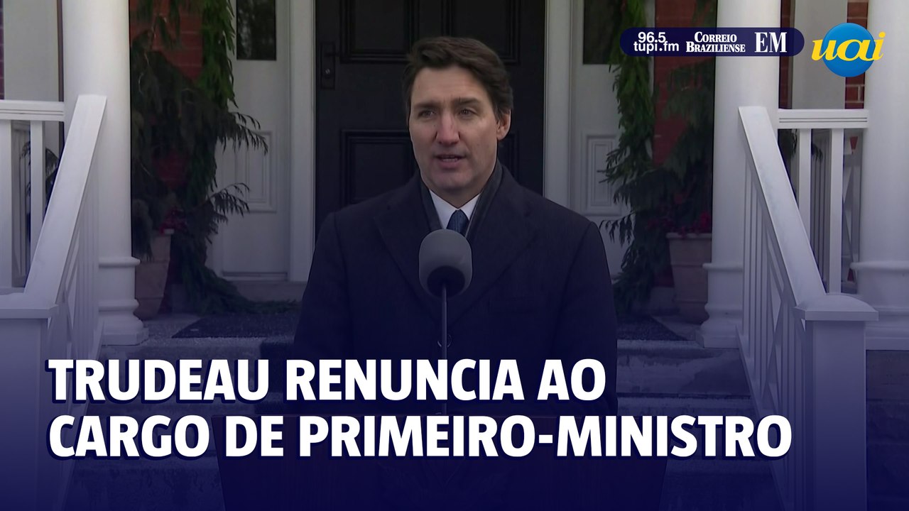 Trudeau renuncia ao cargo de primeiro-ministro do Canadá