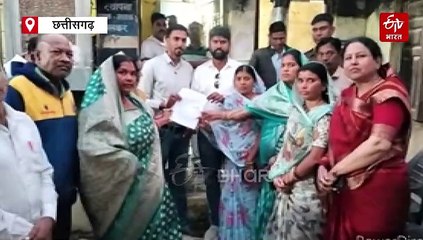 पंडरिया सीएमओ के खिलाफ भूख हड़ताल, नगर पालिका अध्यक्ष और पार्षदों का धरना