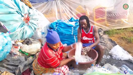 Région-Abidjan / Processus de création d’un vêtement à partir de bouteilles recyclées