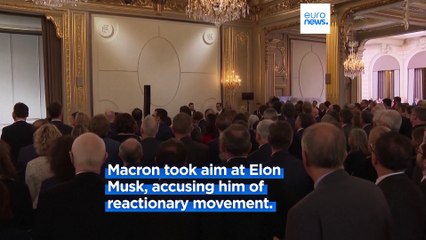 To be respected by Trump, Europe must stop being 'weak and defeatist', Macron says