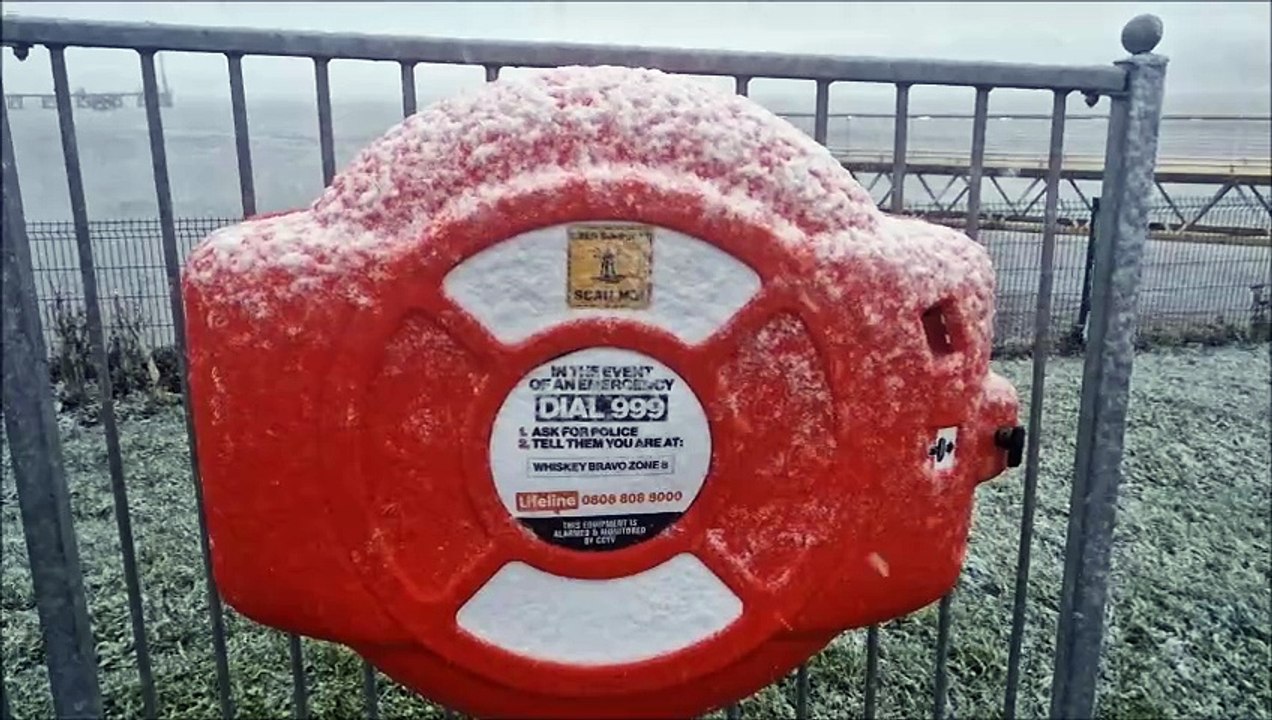 Snow in Derry on January 6, 2025