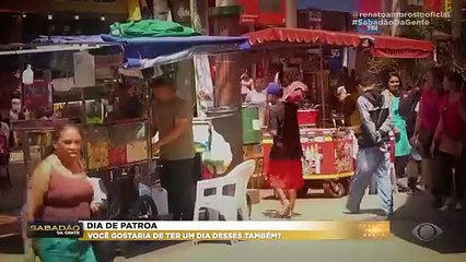 Mulher faz pedido inusitado para Renato Ambrósio em Dia de Patroa: "Me pegou de surpresa"