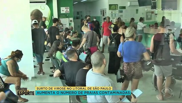 Sabesp nega relação com surto de virose no litoral de SP