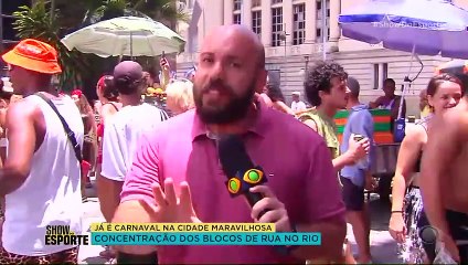 Clima de Carnaval começa a tomar as ruas do Rio de Janeiro