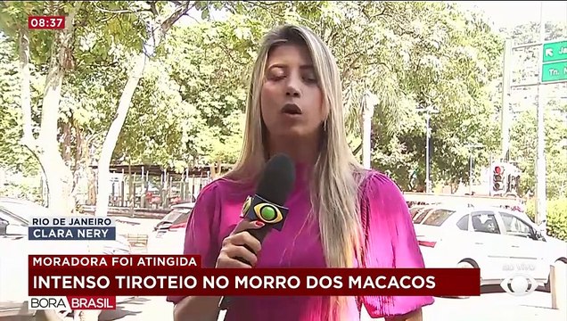 Mulher é vítima de bala perdida durante tiroteio no Morro dos Macacos, no RJ
