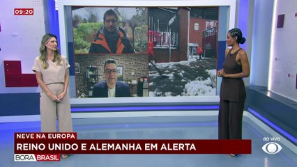 Nevasca causa transtorno na Europa e nos Estados Unidos