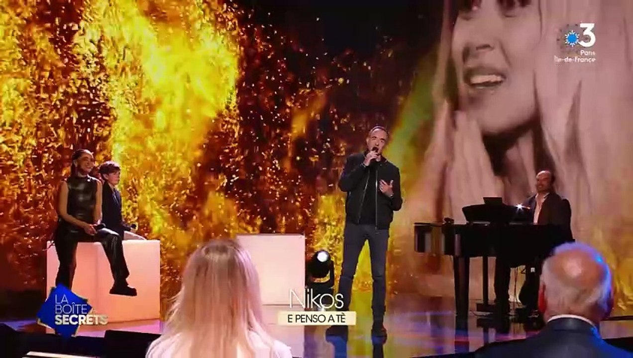 Nikos Aliagas surprend Lara Fabian dans "La boîte à secrets"