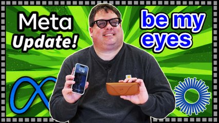 Exciting Meta Glasses Update Featuring Be My Eyes Integration!