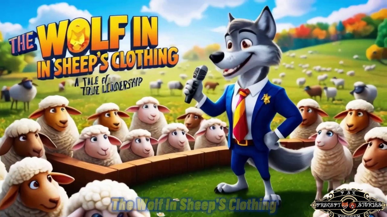 The Wolf in Sheep's Clothing: A Tale of True Leadership |  Animated Stories For Kids And All Ages