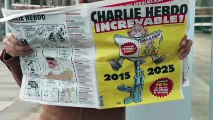 "Diez años después, Charlie Hebdo sigue ahí", afirma la revista en su número especial