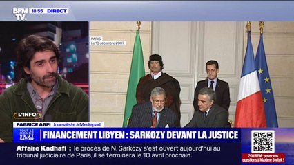 Procès du financement libyen de la campagne présidentielle: "Le génie de Nicolas Sarkozy dans cette affaire est d'être partout et nulle part à la fois", pour Fabrice Arfi (Mediapart)
