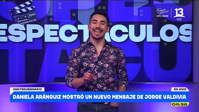 Daniela Aránguiz y el íntimo mensaje de Jorge Valdivia en 2023