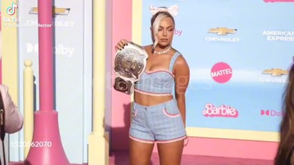 Liv Morgan Looks So Hot and Sexy in Her Sexy Barbie Outfit at the L.A. Premiere of "Barbie"