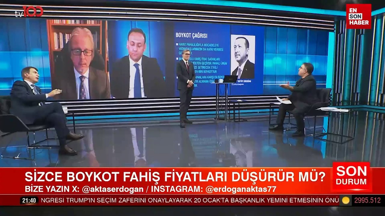 tv100 canlı yayınında emekli maaşı tartışması