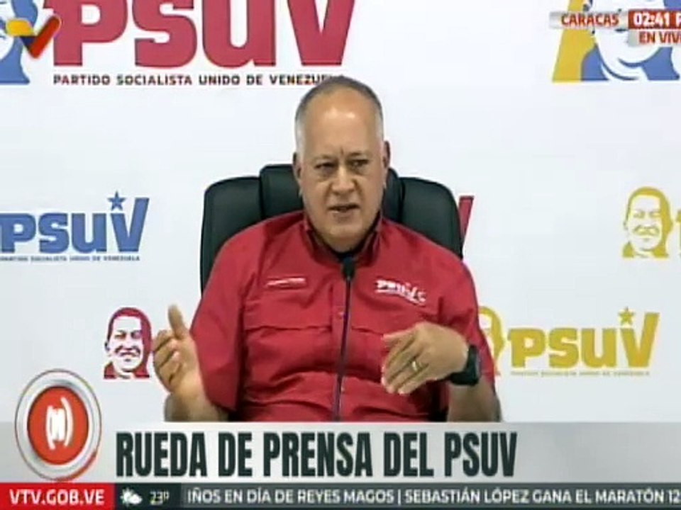 Diosdado Cabello: Las fuerzas policiales y militares están garantizando la paz