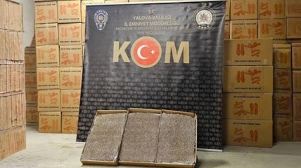 Yalova'da kaçakçılık operasyonu: 3,3 milyon makaron ele geçirildi