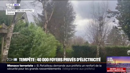 Tempête Floriane: 40.000 foyers privés d'électricité