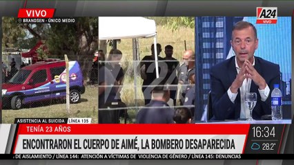 🚨ENCONTRARON EL CUERPO DE AIMÉ, LA BOMBERA DESAPARECIDA