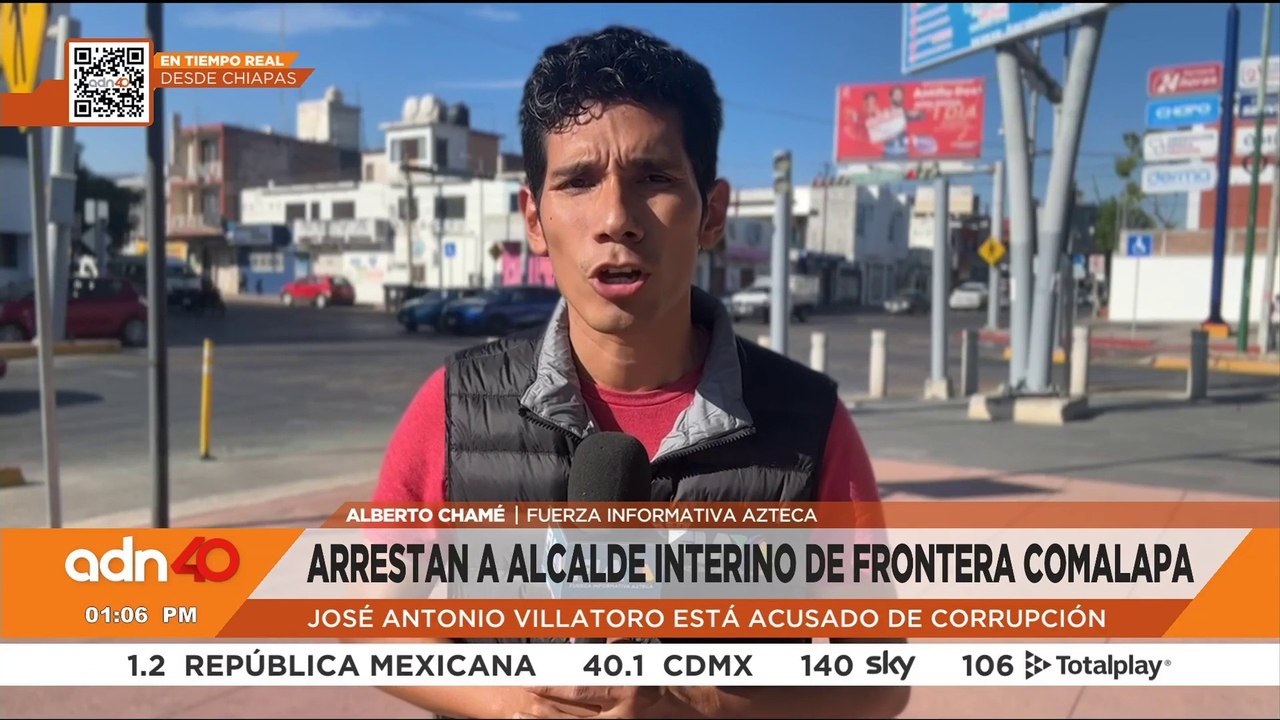 Arrestan al alcalde de Frontera Comalapa, por presuntos vínculos con el crimen organizado
