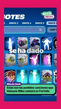 Estas son las posibles canciones que Hatsune Miku cantará en Fortnite | Reporte Indigo