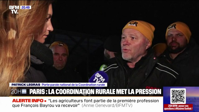 On est vraiment dans le dur : BFMTV aux côtés des agriculteurs sur un point de blocage de la Coordination rurale