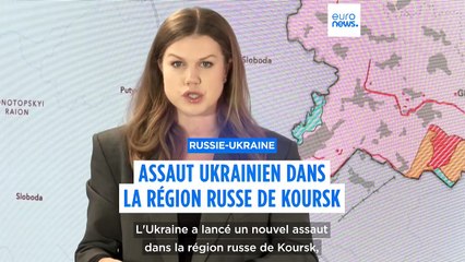 La situation dans la région russe de Koursk, après un nouvel assaut ukrainien