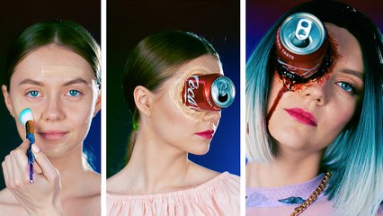 Get the Look 🦑👧 Squid Game Doll Makeup Tutorial – Can You Handle It?