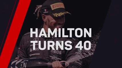 Lewis Hamilton turns 40