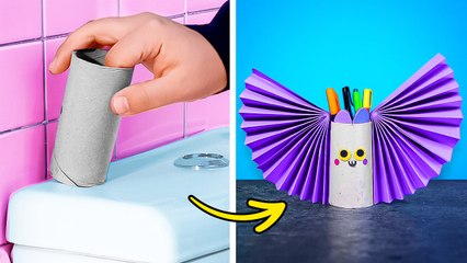 FOURNITURES SCOLAIRES INCONTOURNABLES 🎨 DIY TROP MIGNON PORTE-CRAYONS