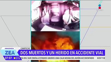 Accidente vial en Campeche deja dos muertos y un herido