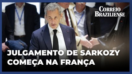 Ex-presidente francês Nicolas Sarkozy é julgado por financiamento ilegal de campanha