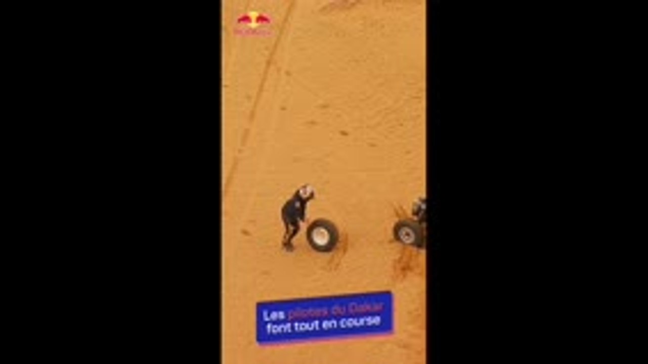 Dakar 2025 - Comment changer une roue en plein désert ?