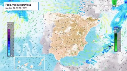 En unas horas llegará una nueva borrasca a España