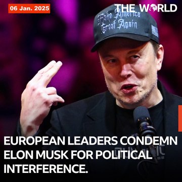 European leaders slam Elon Musk for meddling in politics, elections L