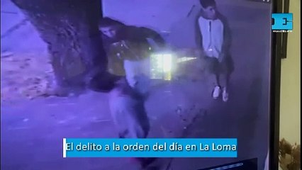El delito a la orden del día en Barrio La Loma: dos robos en cuestión de horas