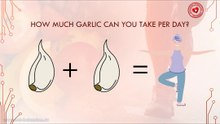 How much garlic can you take per day?