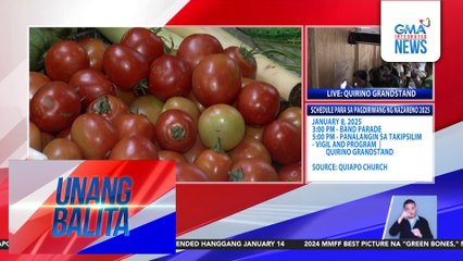 Dept. of Agriculture – Pagtaas ng presyo ng kamatis at iba pang gulay, epekto ng mga nagdaang bagyo | Unang Balita