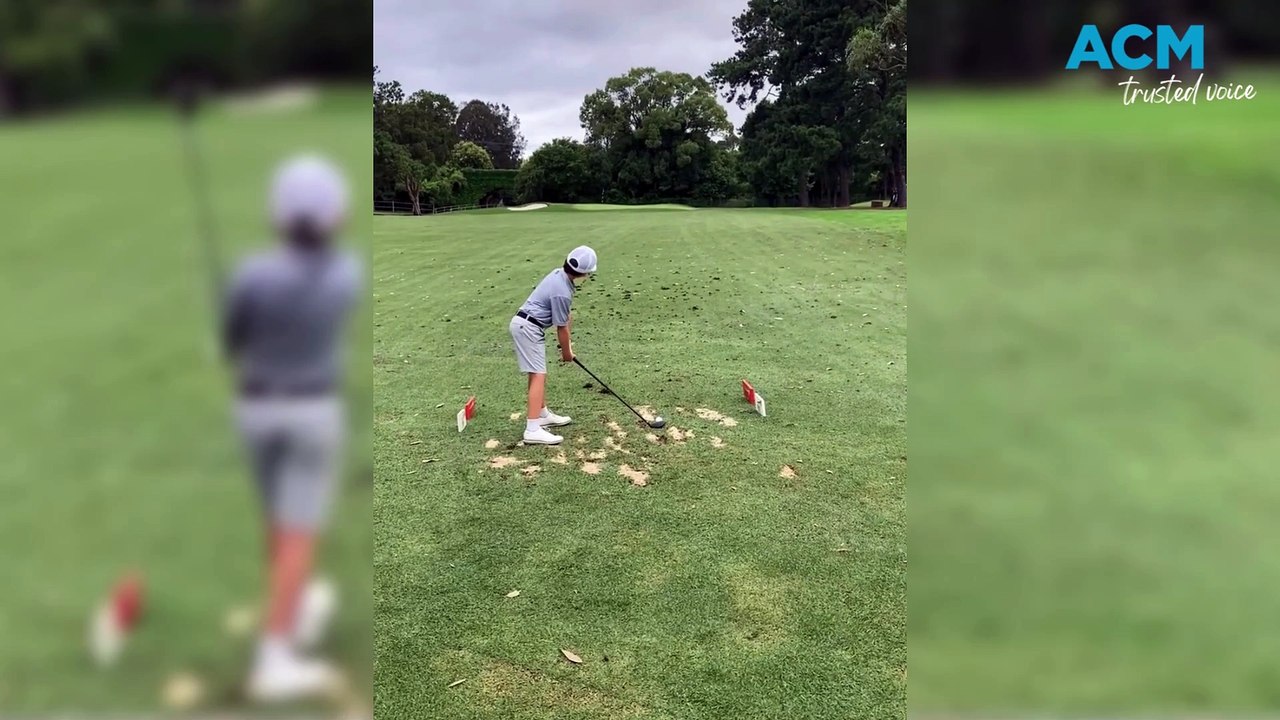 South Coast child playing golf