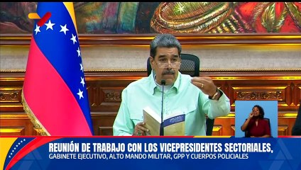 Pdte. Maduro lidera reunión con equipo de gobierno, exaltando la democracia y avances en el 2024