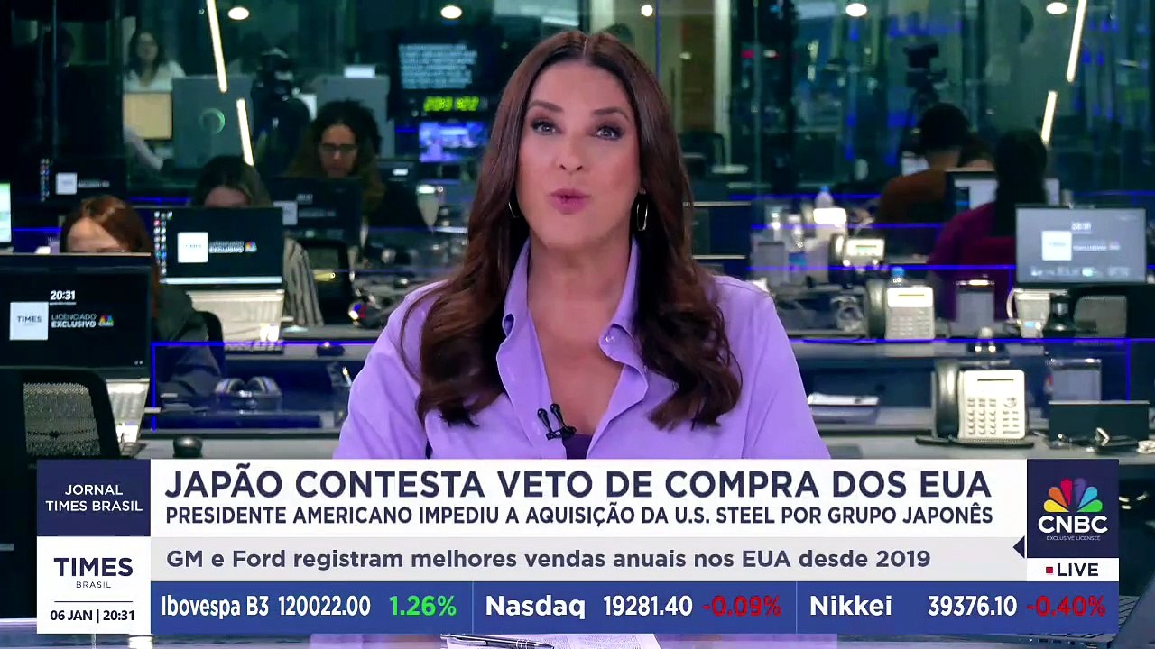 Japão reage ao bloqueio dos EUA e exige explicações sobre veto à compra de siderúrgica