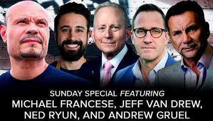 Sunday Special w/ Michael Francese, Jeff Van Drew, Ned Ryun, and Andrew Gruel. Sorry for late Upload videos//The Dan Bongino show
