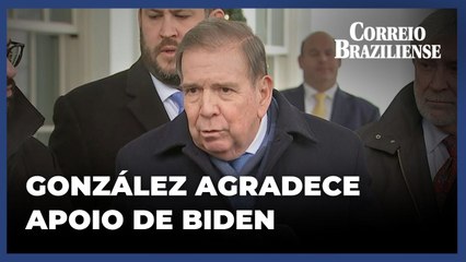 González agradece a Biden por 'apoio' na 'luta pela recuperação' da democracia na Venezuela